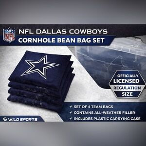 NFL Dallas Cowboys‎ Cornhole Bean Bags Set Officially Licensed Regulation Size